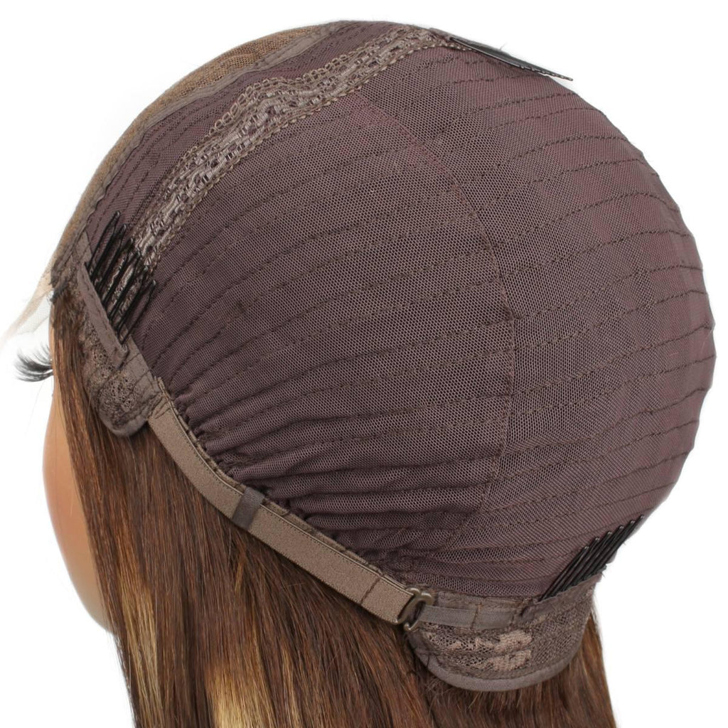 Dark Highlight Straight 5x5 HD Closure Wig - Private Label