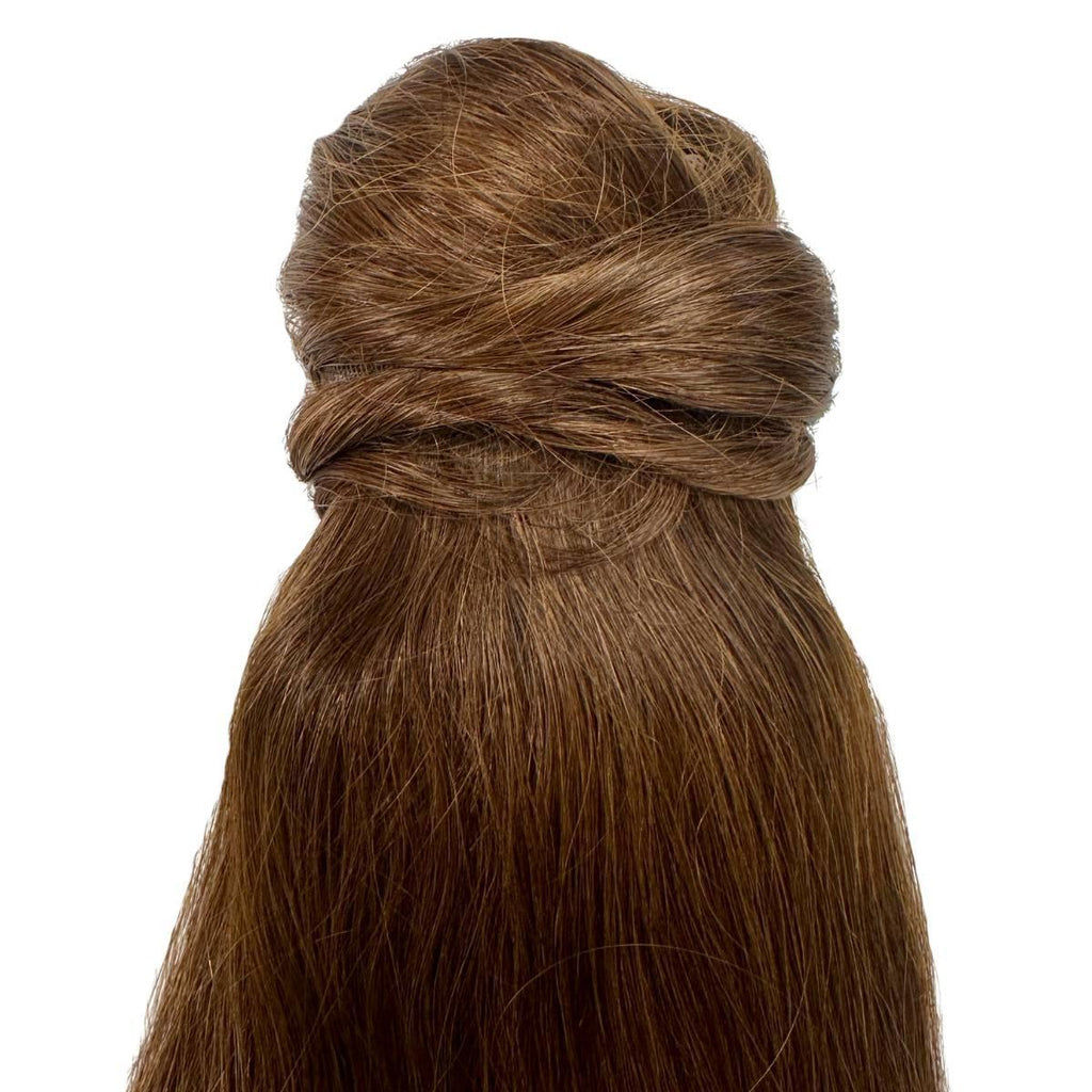 Dark Brown 100% Human Hair Ponytail Extension - Private Label