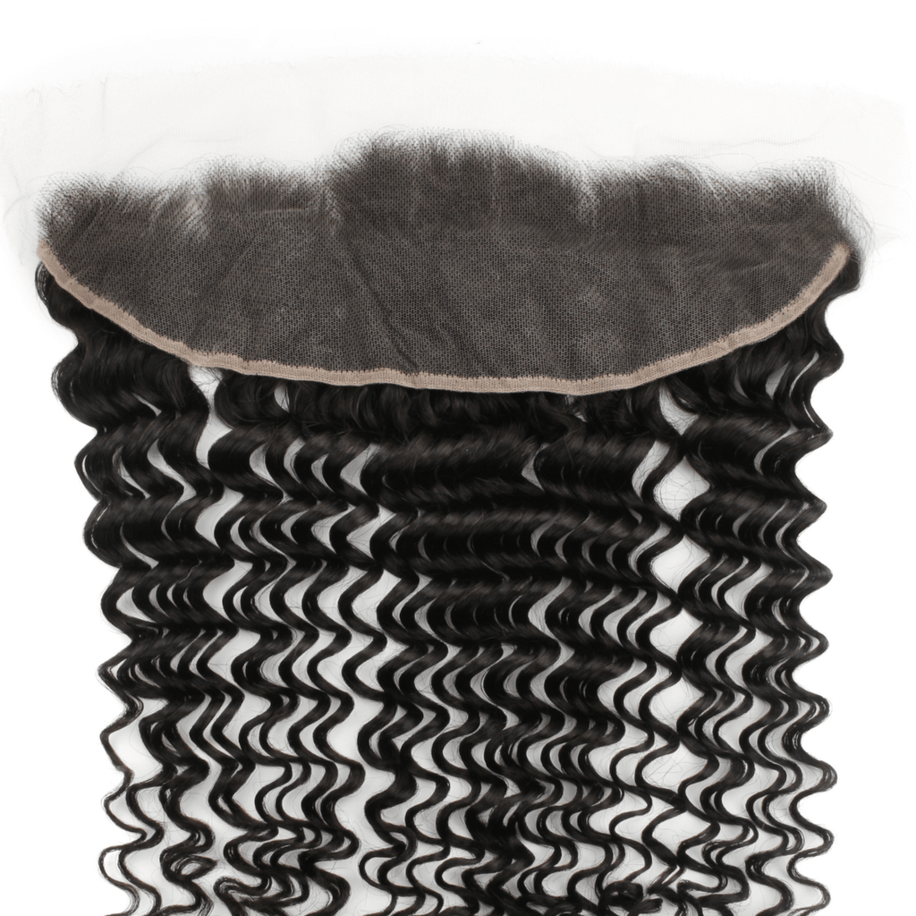 Deep Wave 13x4 HD Lace Human Hair Frontal - Private Label