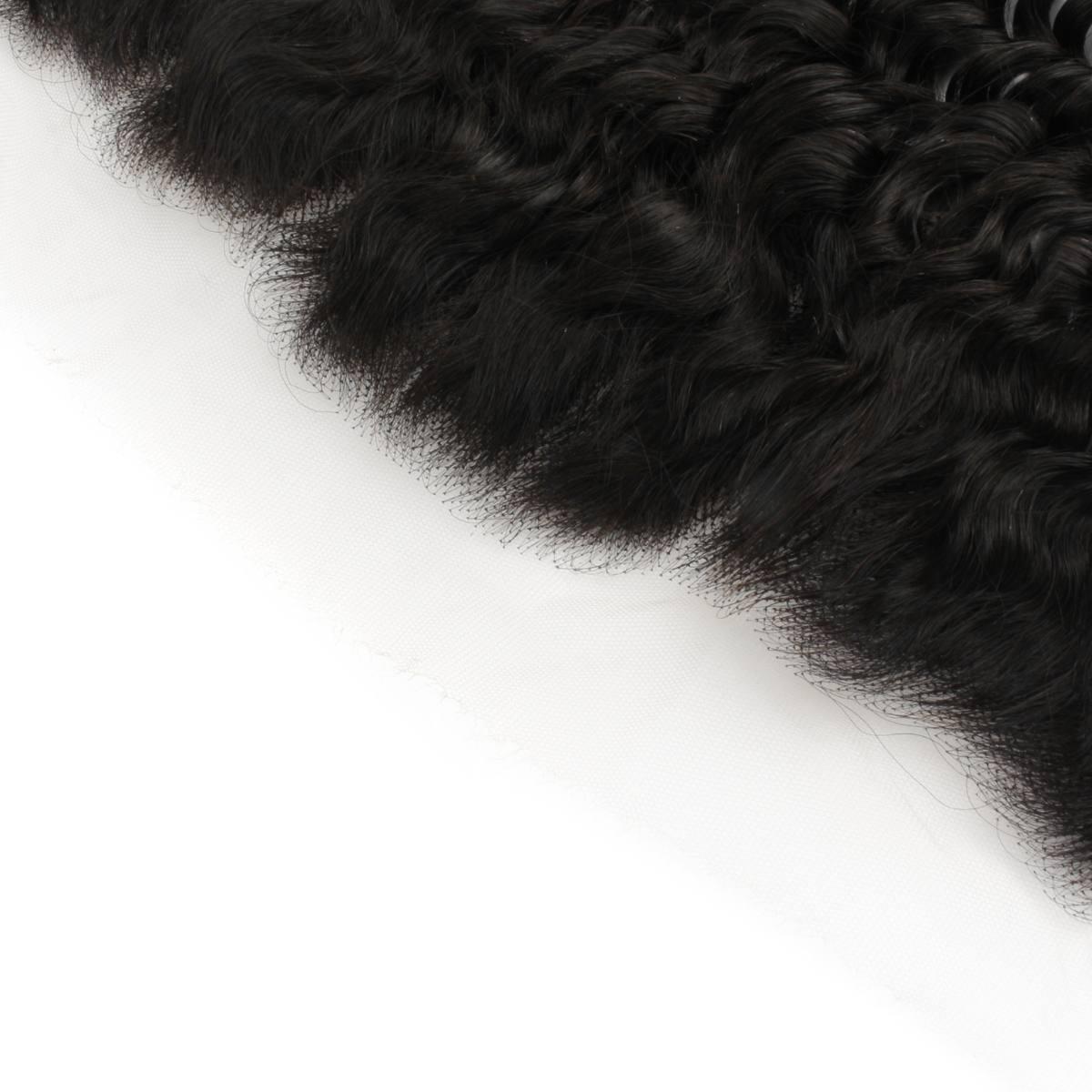 Deep Wave 13x4 HD Lace Human Hair Frontal - Private Label