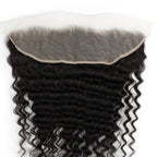 Deep Wave 13x4 Transparent Lace Human Hair Frontal - Private Label
