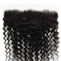 Deep Wave 13x4 Transparent Lace Human Hair Frontal - Private Label