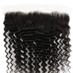 Deep Wave 13x4 Transparent Lace Human Hair Frontal - Private Label