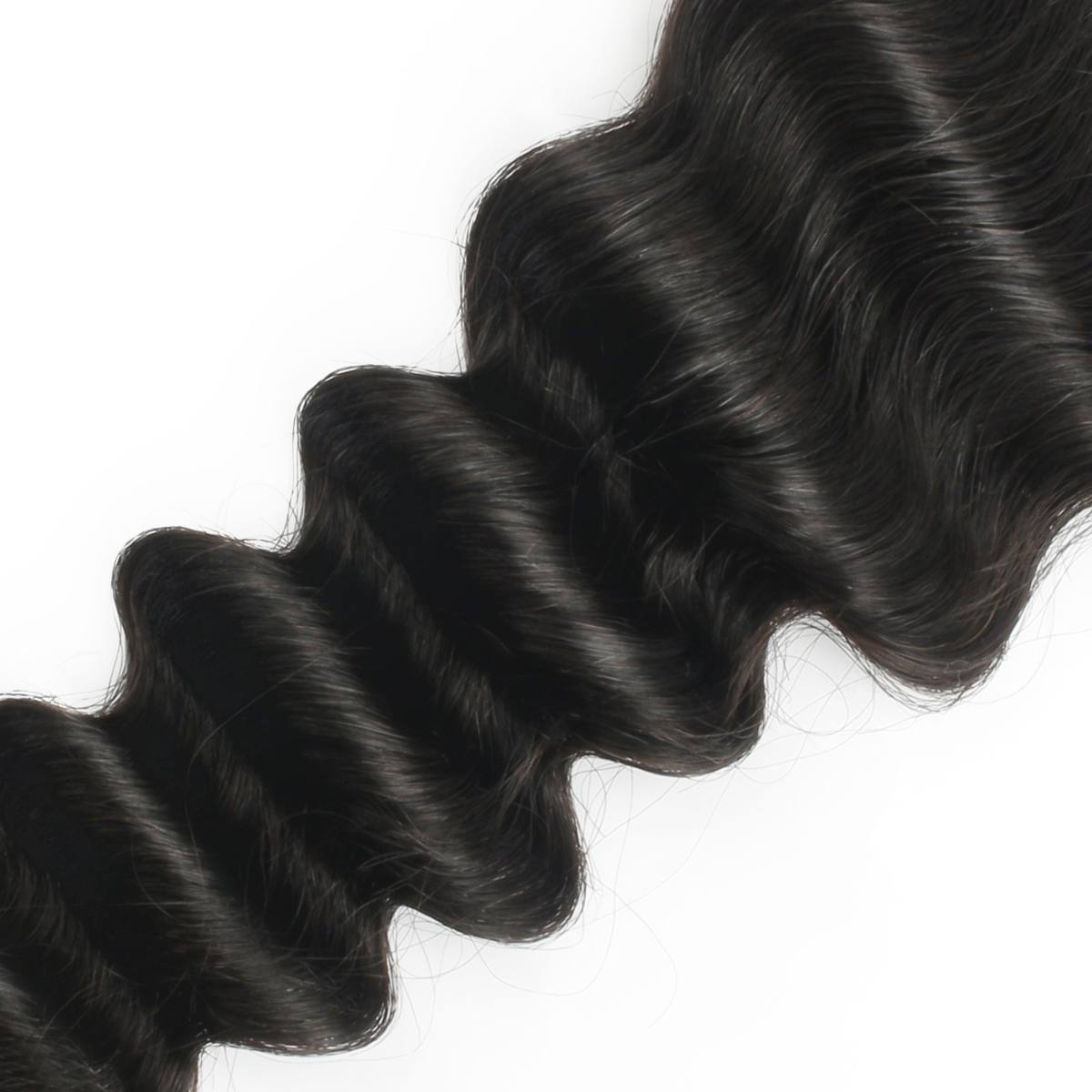 Deep Wave 2x6 Transparent Lace Human Hair Closure - Private Label