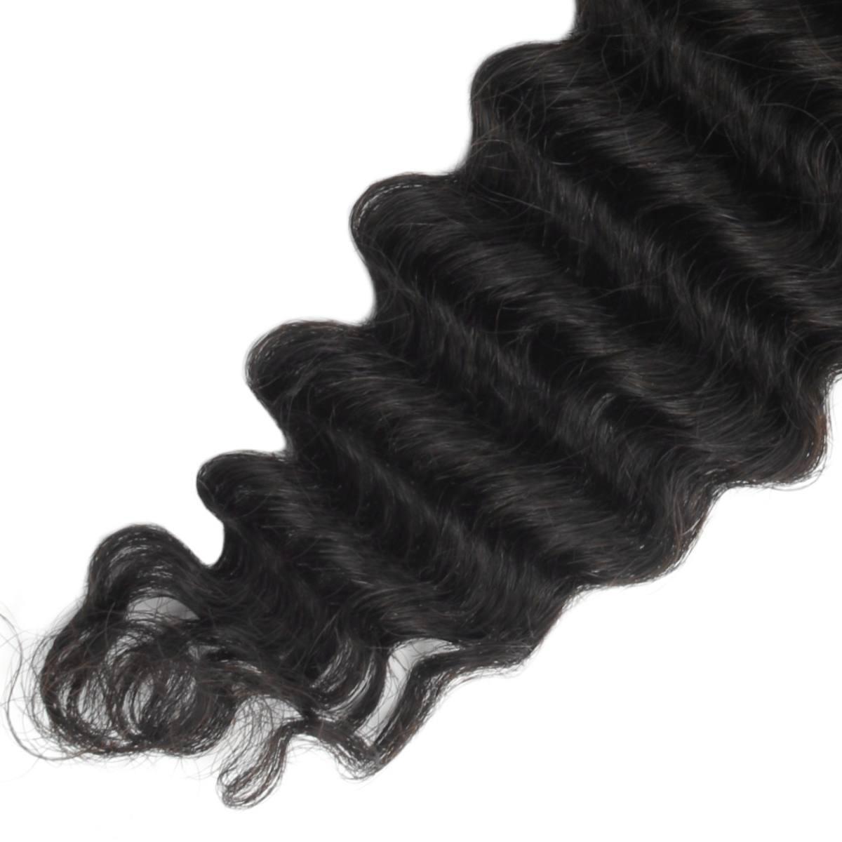 Deep Wave 4x4 HD Lace Human Hair Closure - Private Label