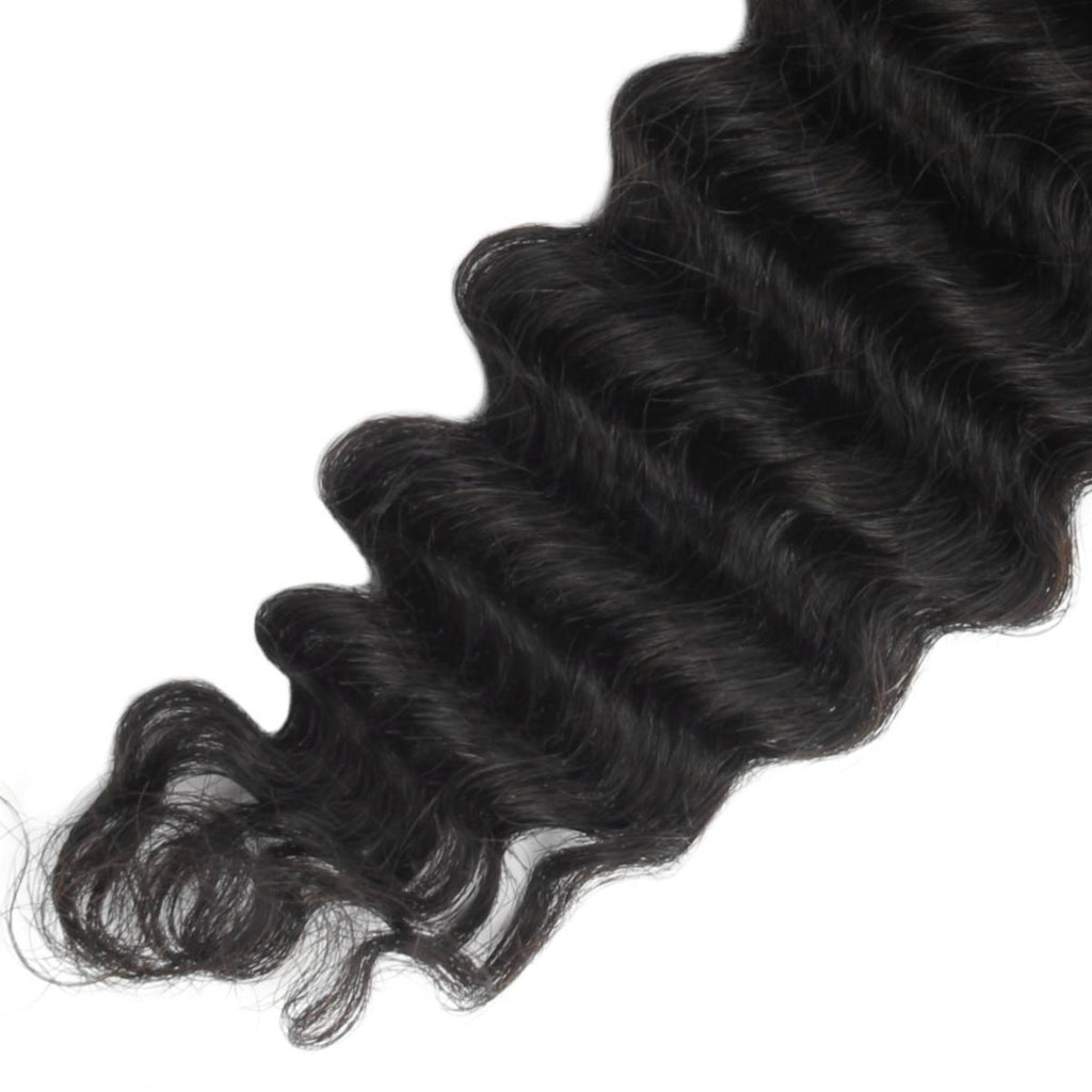 Deep Wave 4x4 HD Lace Human Hair Closure - Private Label
