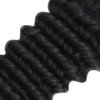 Deep Wave 5x5 Transparent Lace Human Hair Closure - Private Label