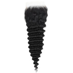 Deep Wave 5x5 Transparent Lace Human Hair Closure - Private Label
