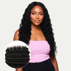 Deep Wave 6x6 HD Lace Human Hair Closure - Private Label