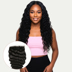 Deep Wave 7x7 HD Lace Human Hair Closure - Private Label