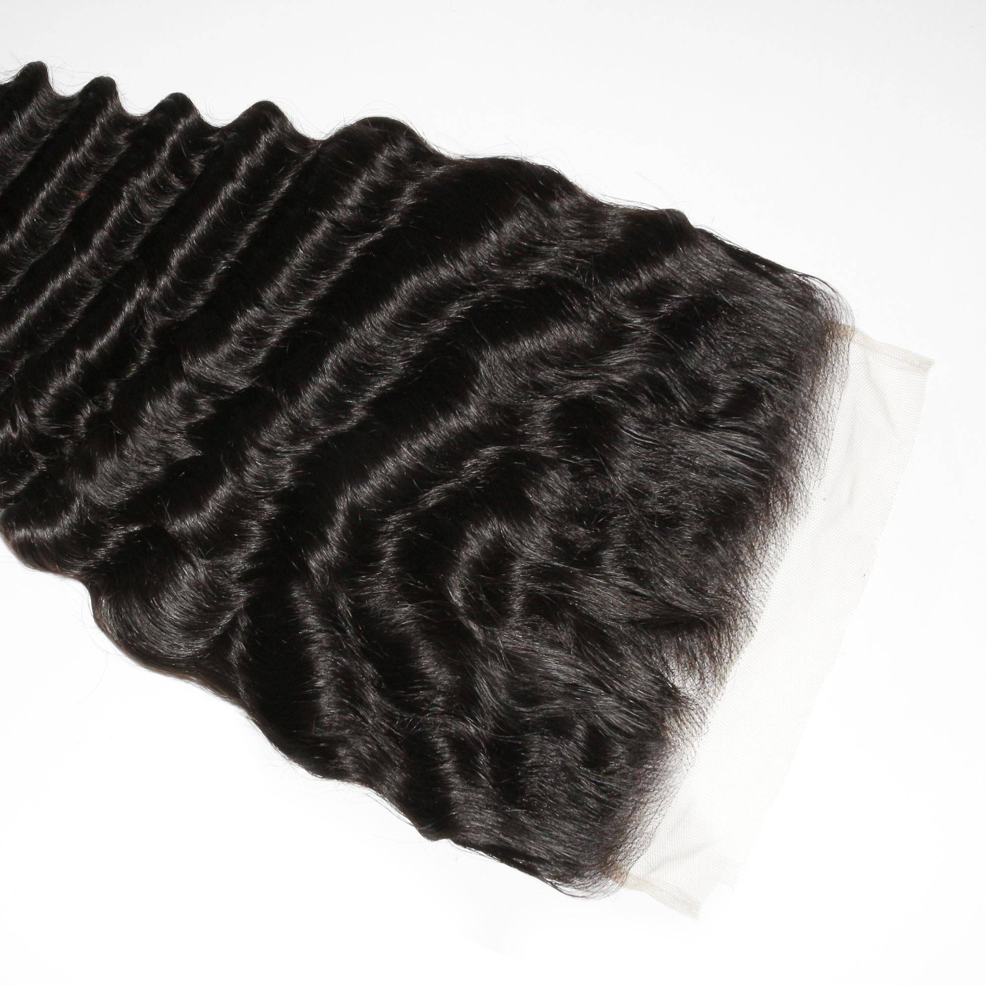 Deep Wave 7x7 HD Lace Human Hair Closure - Private Label