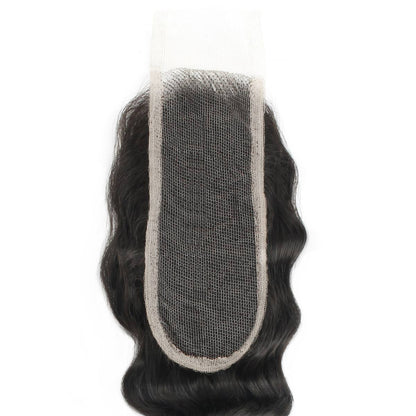 Deep Wave 2x6 Transparent Human Hair Closure
