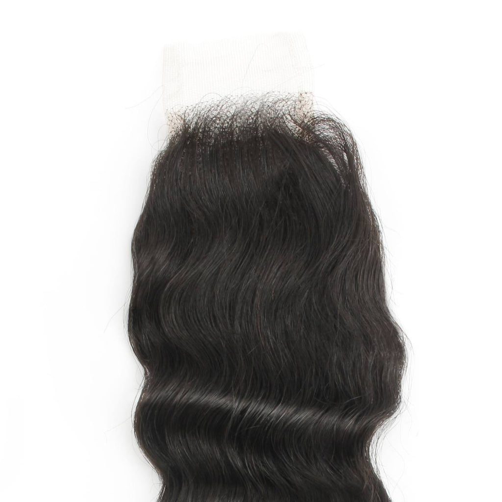 Deep Wave 2x6 Transparent Lace Human Hair Closure - Private Label