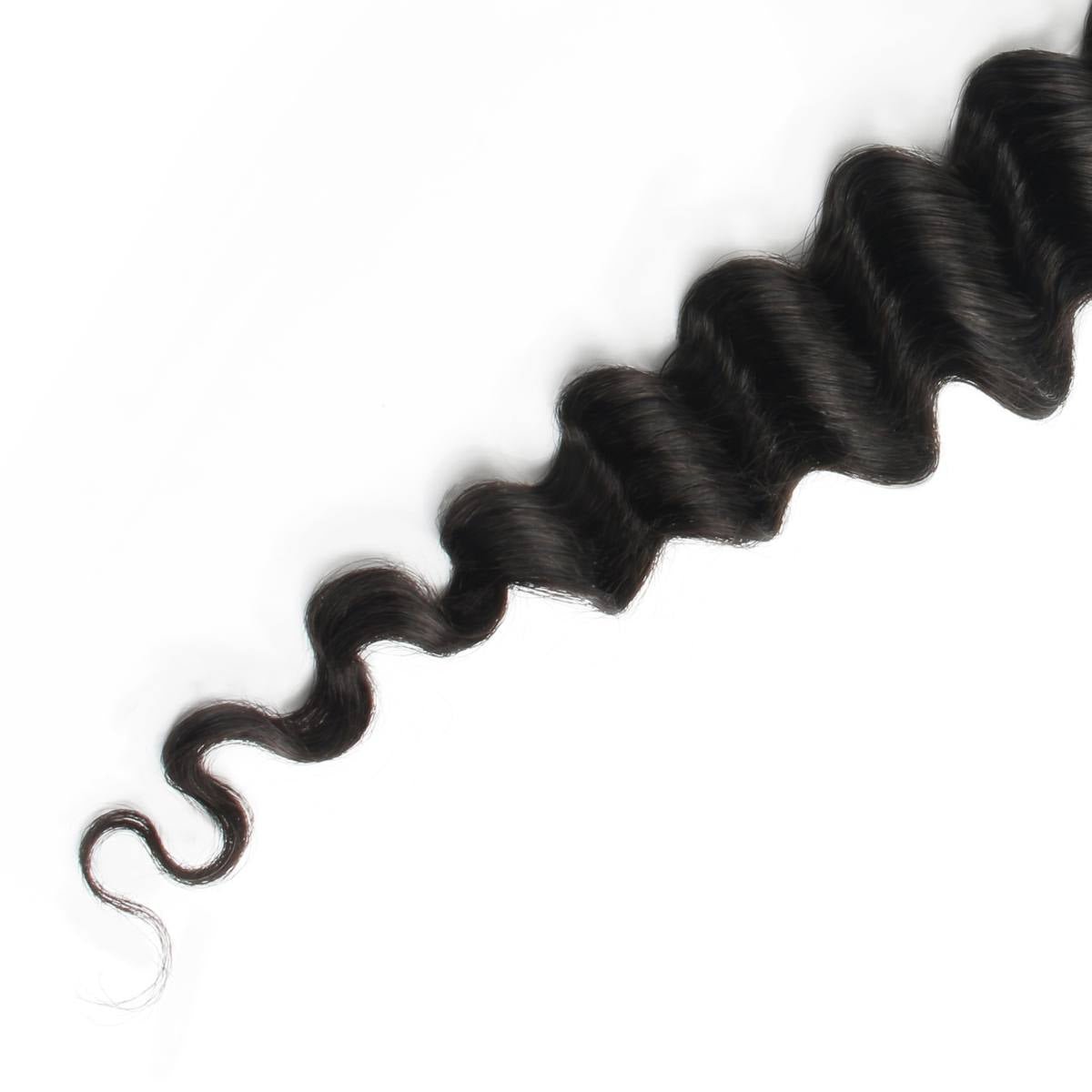 Deep Wave 2x6 Transparent Lace Human Hair Closure - Private Label