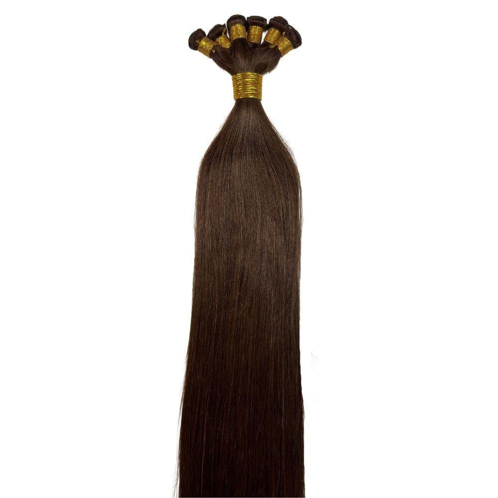 Dark Brown Straight Handtied Wefts - Private Label