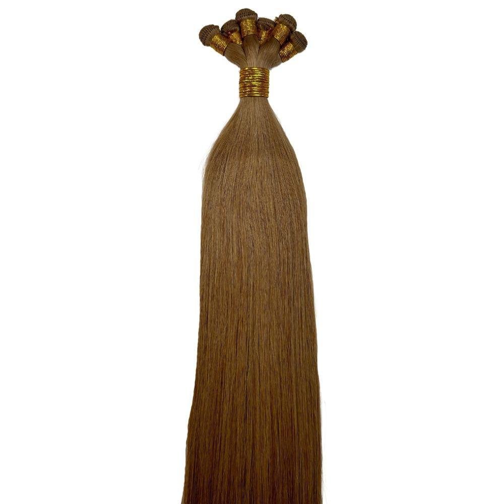 Ash Brown Straight Handtied Wefts - Private Label