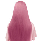 Fuchsia Straight 13x4 Transparent Lace Front Wig - Private Label