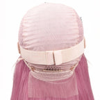 Fuchsia Straight 13x4 Transparent Lace Front Wig - Private Label
