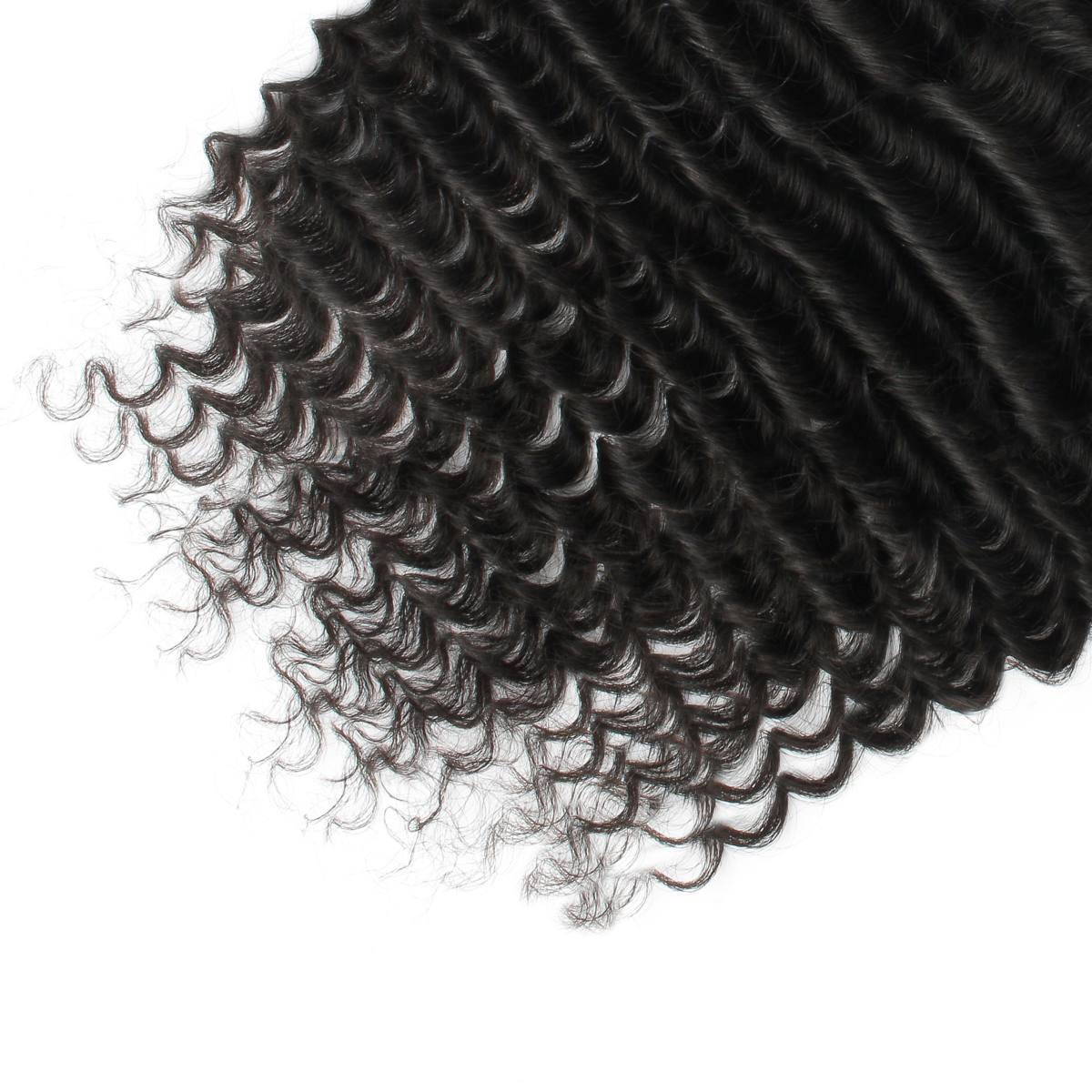 Deep Wave 13x6 HD Lace Human Hair Frontal - Private Label