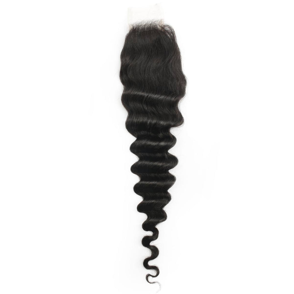 Deep Wave 2x6 HD Lace Human Hair Closure - Private Label