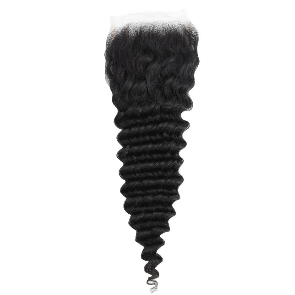 Deep Wave 5x5 HD Lace Human Hair Closure - Private Label