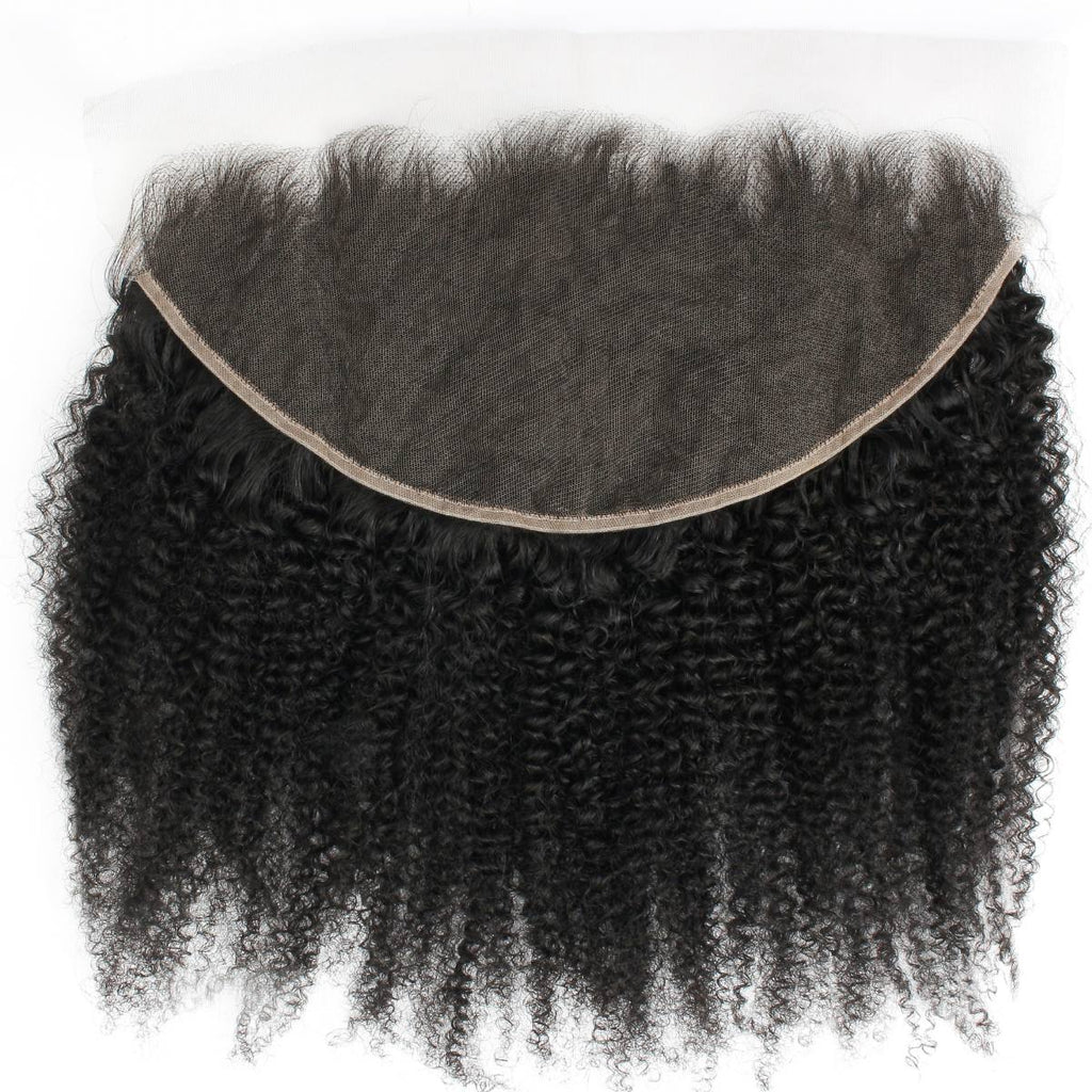 Afro Kinky 13x6 HD Lace Human Hair Frontal - Private Label
