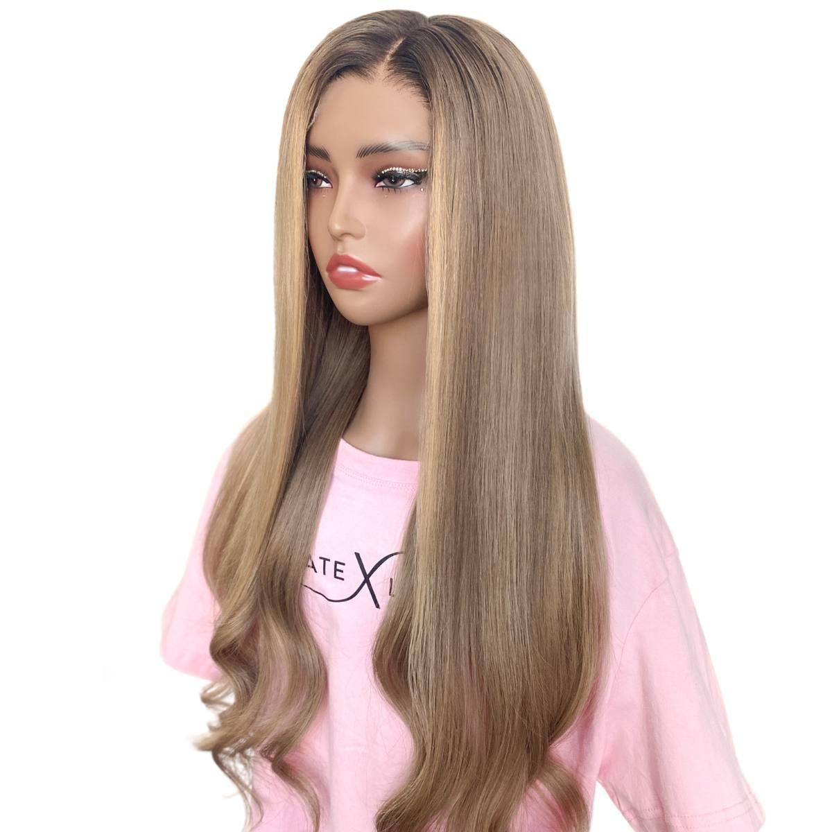 Hazel Glueless 5x5 HD Lace Professionally Colored 100% Human Hair Closure Wig - Private Label
