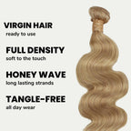 Honey Blonde Body Wave 100% Human Hair Bundles - Private Label