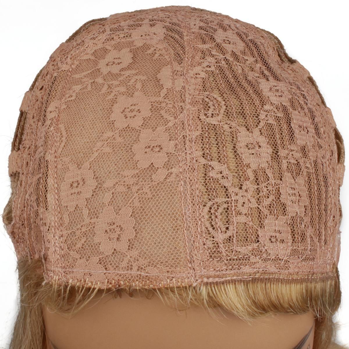 Honey Blonde Straight 100% Human Hair Capless Bang Bob Wig - Private Label