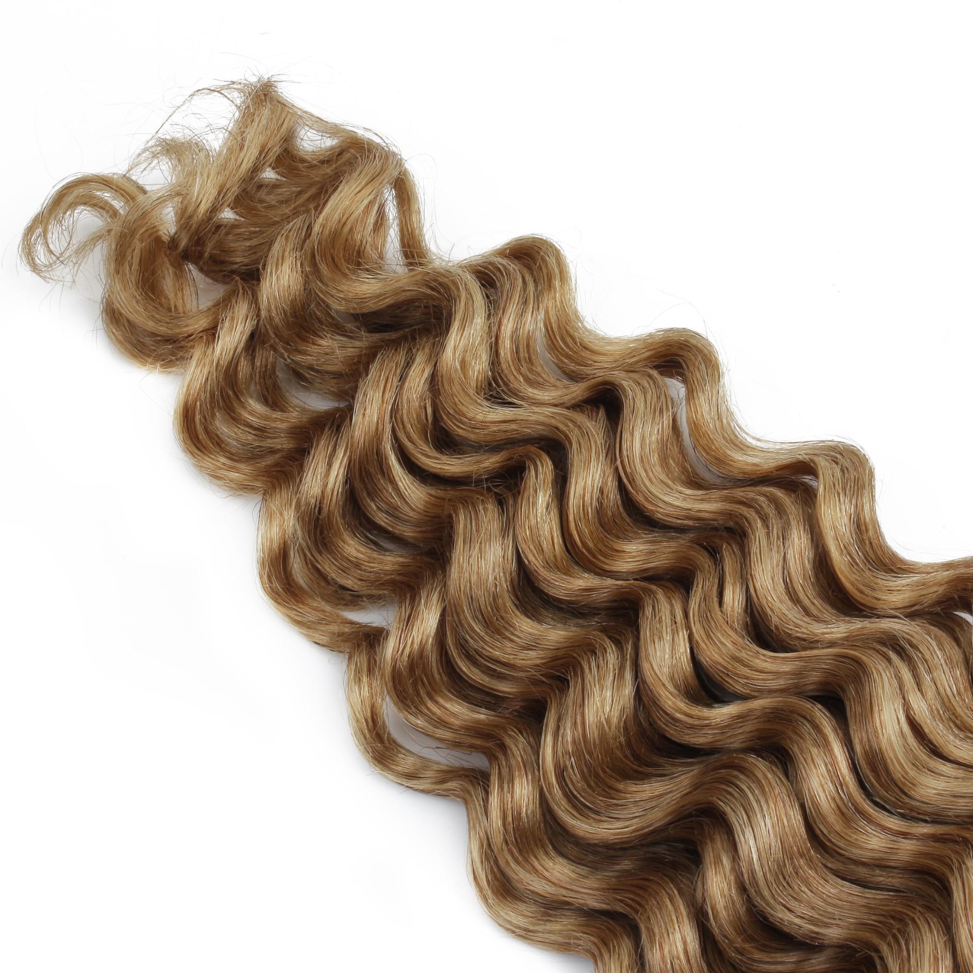 Honey Blonde Deep Wave 27 Bulk 100% Human Braiding Hair - Private Label