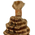 Honey Blonde Deep Wave 27 Bulk 100% Human Braiding Hair - Private Label