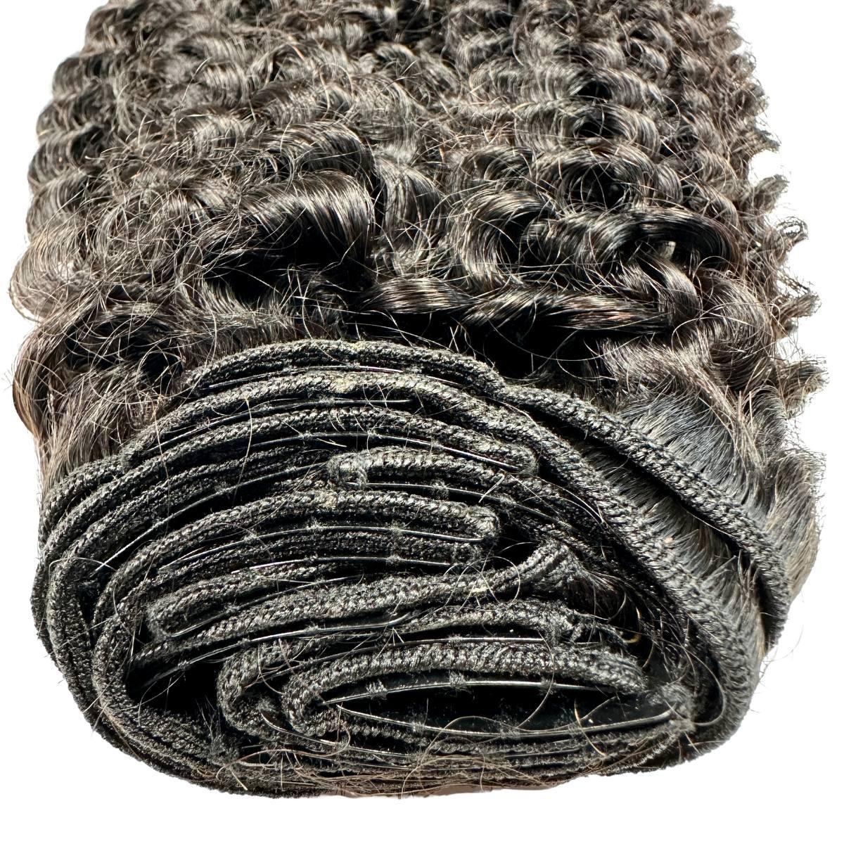 Kinky Curly Clip - In 100% Human Hair Extensions - Private Label