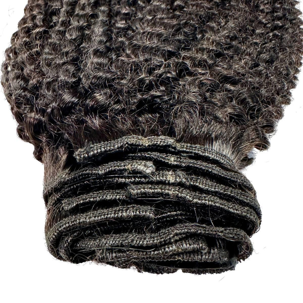 Jerry Curl Clip - In 100% Human Hair Extensions - Private Label