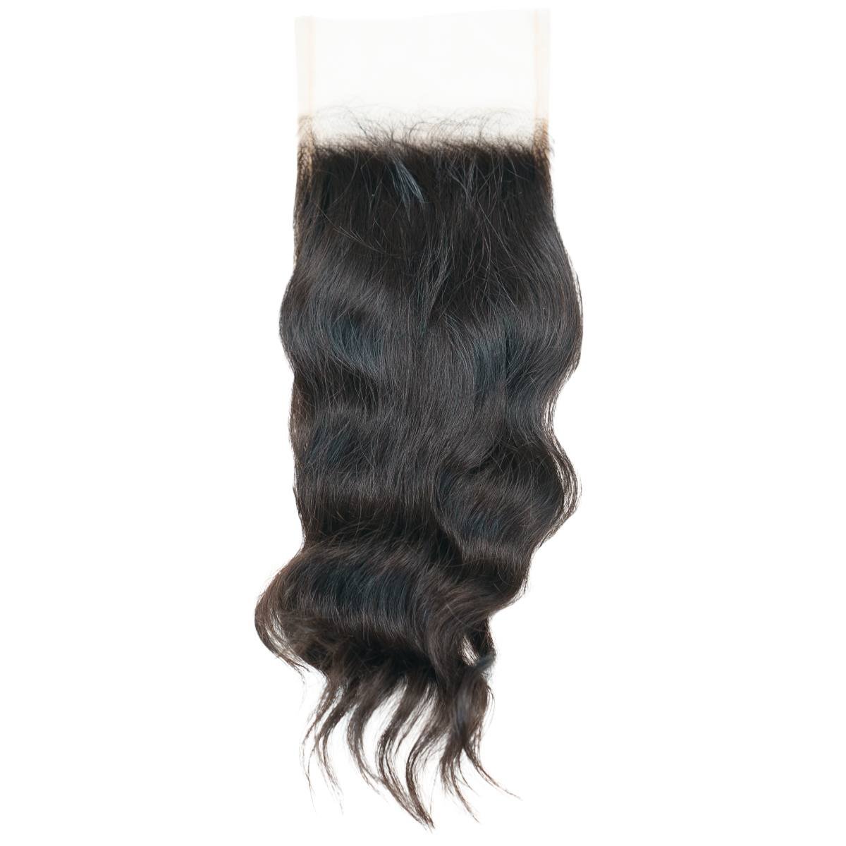 Raw Indian Curly 4x4 Transparent Lace 100% Human Hair Closure SALE - Private Label