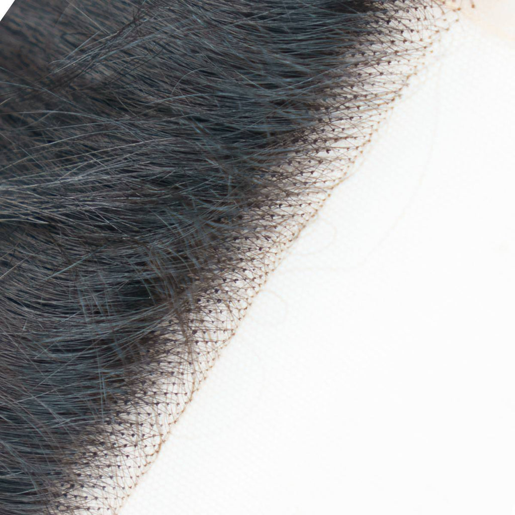 Raw Indian Curly 4x4 Transparent Lace 100% Human Hair Closure - Private Label