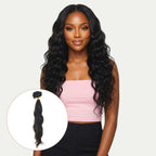Indian Curly Natural Black Clip - in 100% Human Hair Extensions - Private Label