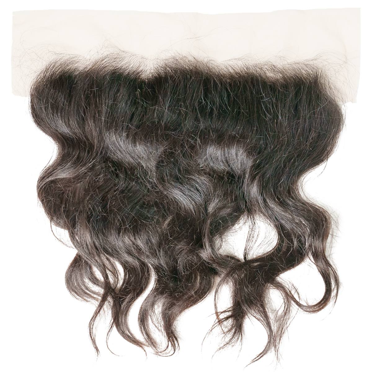 Raw Indian Curly 13x4 Transparent Lace 100% Human Hair Frontal - Private Label