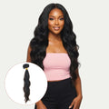 Indian Wavy Natural Black Clip - In 100% Human Hair Extensions - Private Label
