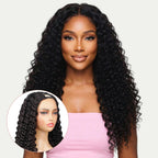 Italian Curl V Part 100% Human Hair Wig - Private Label