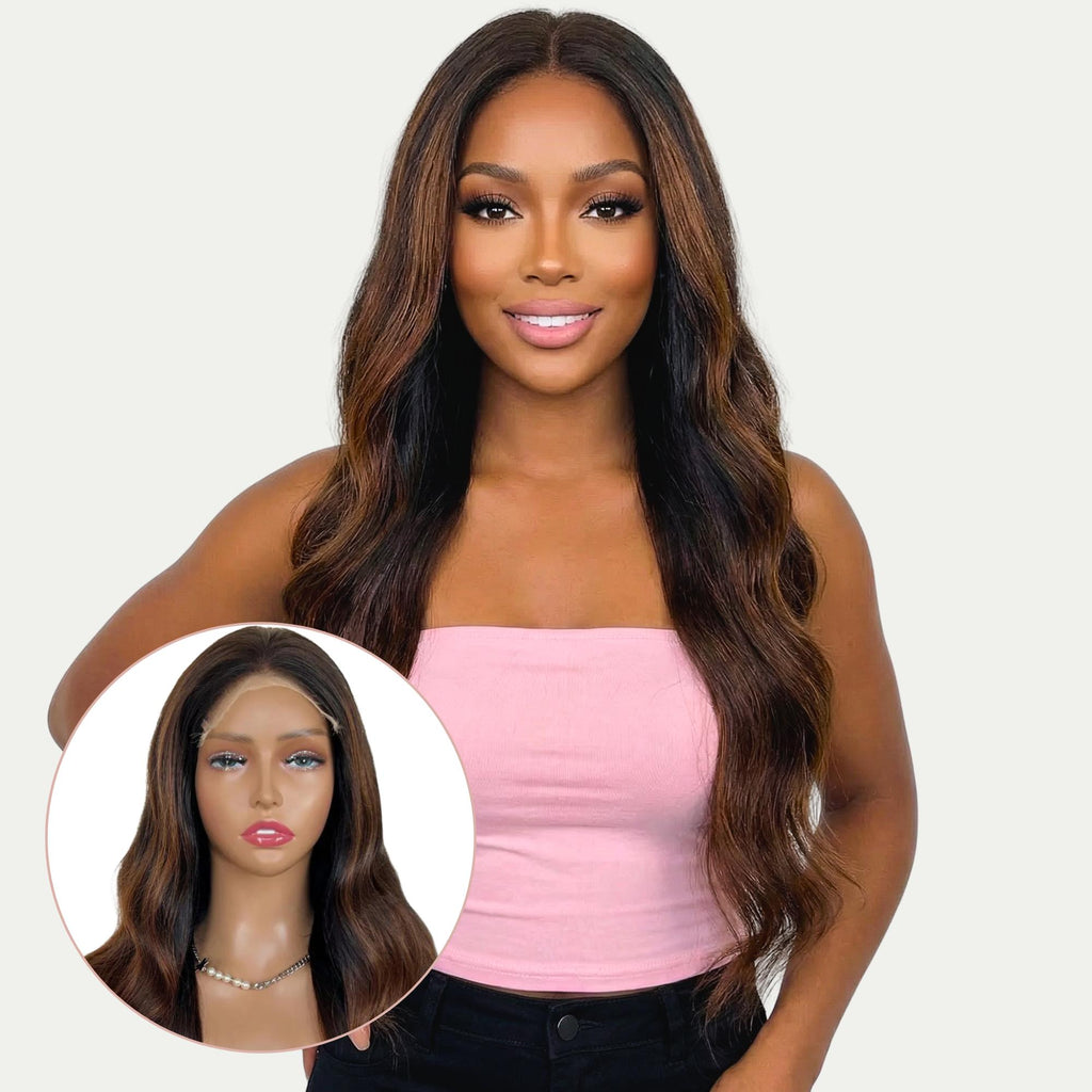 Jada Glueless 5x5 HD Lace Professionally Colored 100% Human Hair Closure Wig - Private Label