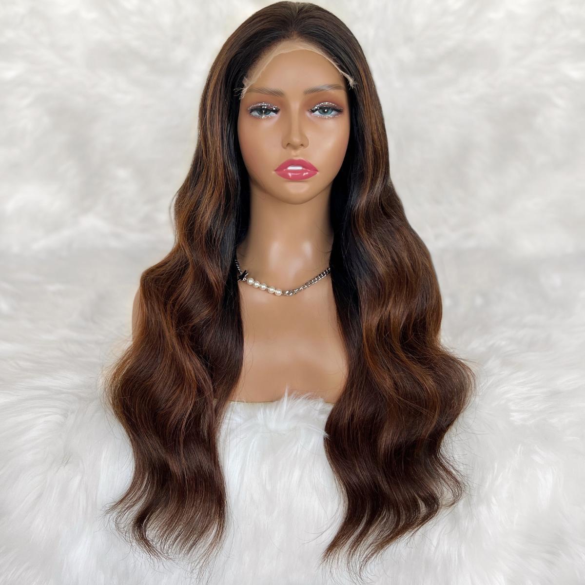 Jada Glueless 5x5 HD Lace Professionally Colored 100% Human Hair Closure Wig - Private Label