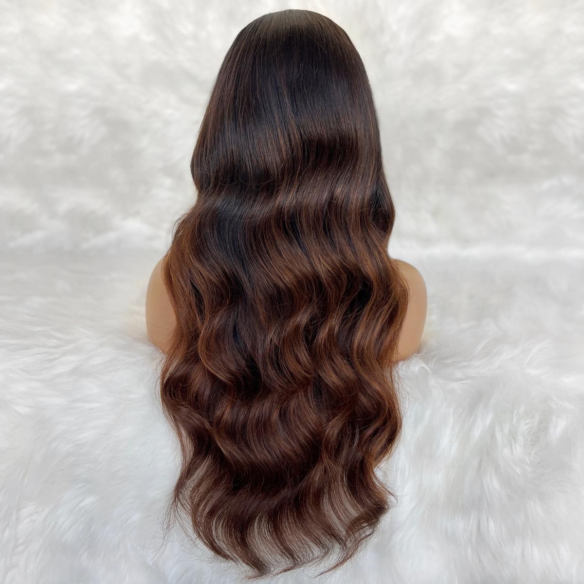 Jada Glueless 5x5 HD Lace Professionally Colored 100% Human Hair Closure Wig - Private Label