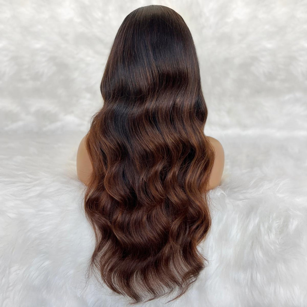 Jada Glueless 5x5 HD Lace Professionally Colored 100% Human Hair Closure Wig - Private Label