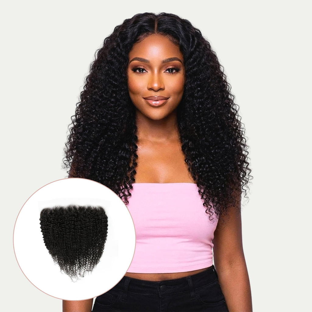 Jerry Curl 13x6 HD Lace Human Hair Frontal - Private Label