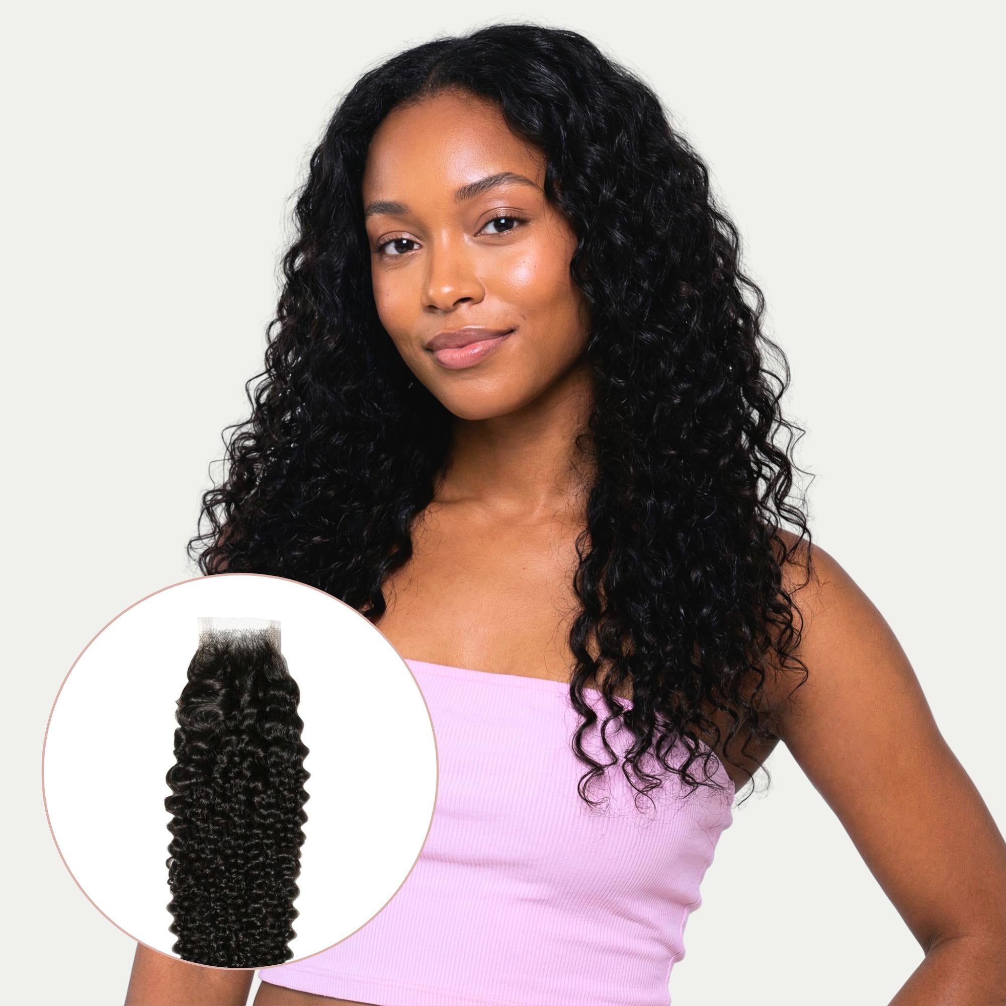 Jerry Curl 2x6 HD Lace 100% Human Hair Closure - Private Label
