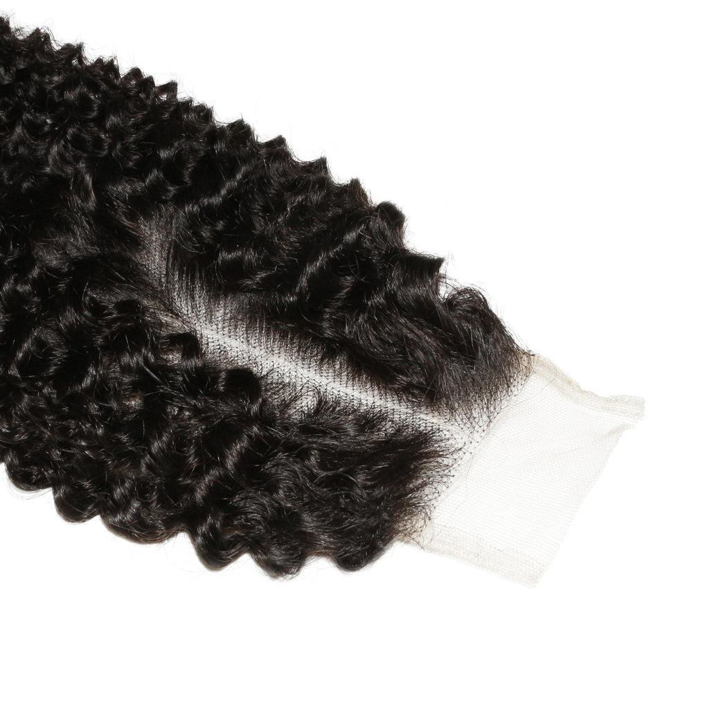 Jerry Curl 2x6 Transparent Lace Human Hair Closure - Private Label