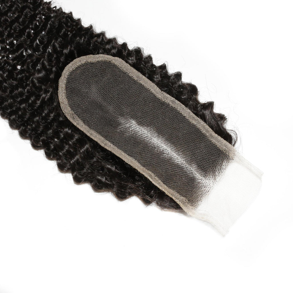 Jerry Curl 2x6 Transparent Lace Human Hair Closure - Private Label