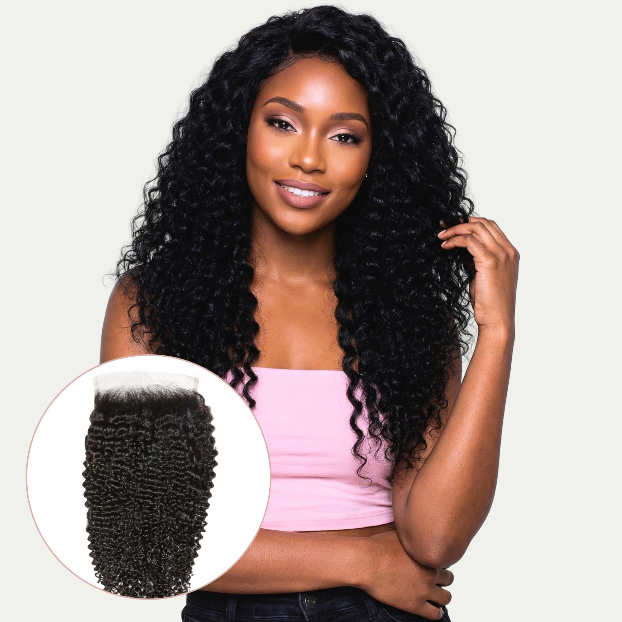 Jerry Curl 6x6 HD Lace Human Hair Closure - Private Label