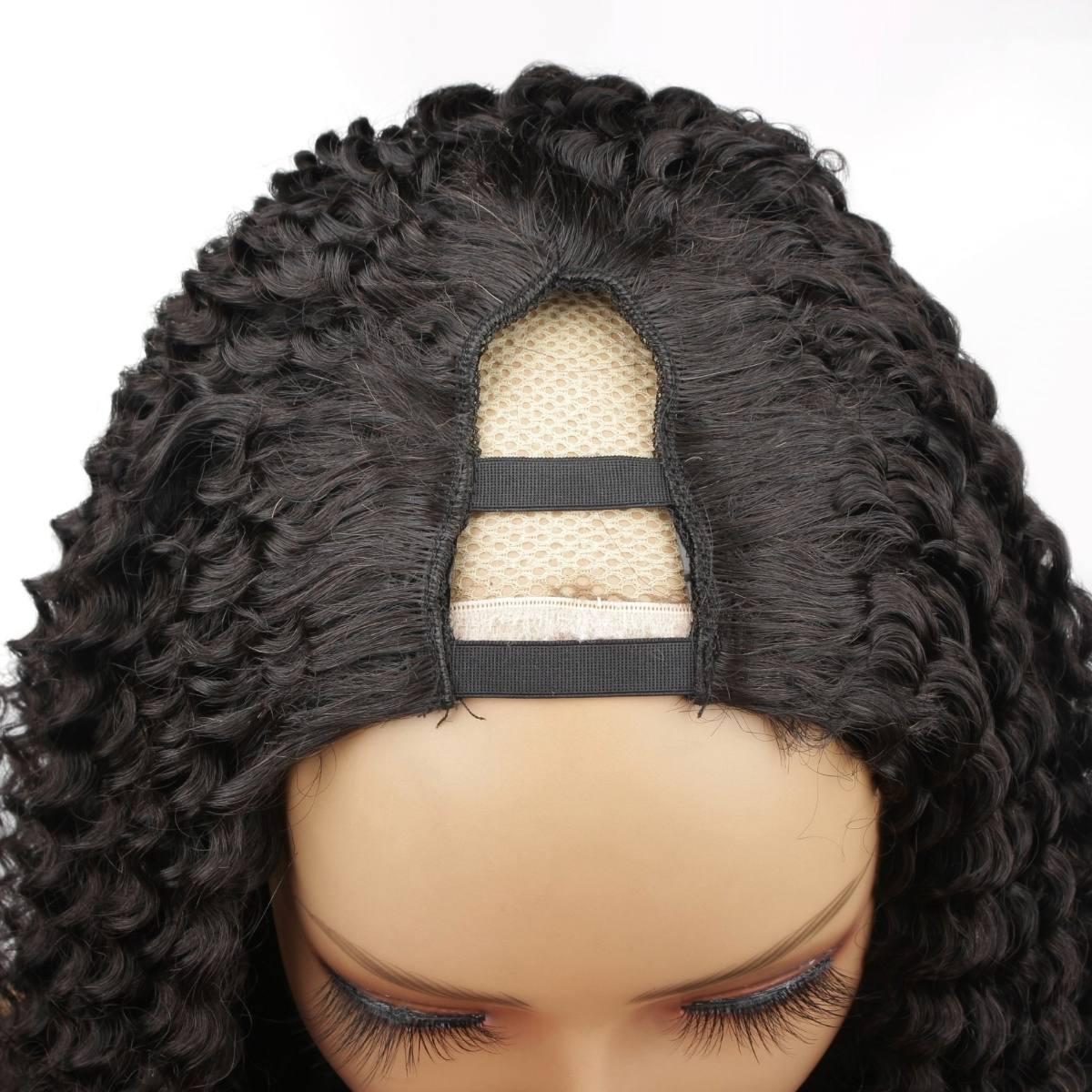 Jerry Curl V Part 100% Human Hair Wig - Private Label