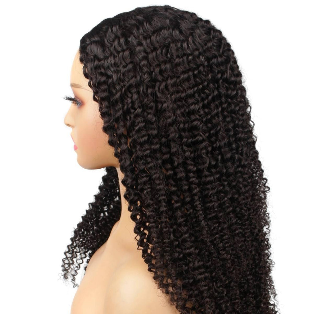 Jerry Curl V Part 100% Human Hair Wig - Private Label